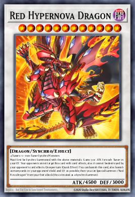 Red Hypernova Dragon (1st Edition)
