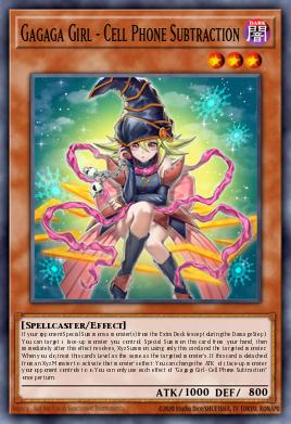 Gagaga Girl - Cell Phone Subtraction (V.1 - Ultra Rare) (1st Edition)