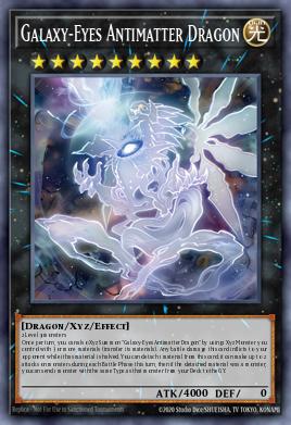 Galaxy-Eyes Antimatter Dragon (V.1 - Secret Rare) (1st Edition)